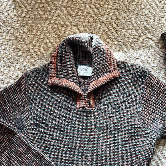 Vintage sweater brown and gray - Picture 8 of 10
